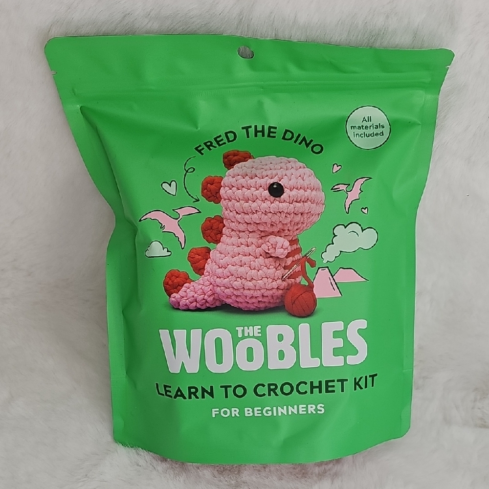 The Woobles Fred The Dino Crochet Kit